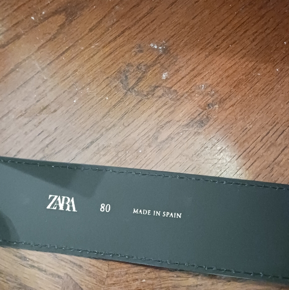 🎁Zara Leather Belt Brown Alligator🇪🇸 Pattern,Fits 27"-34",Like New!,🎁 🍎 💝 - Picture 6 of 12